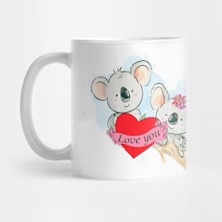 Valentines koala - Happy Valentine's day Mug